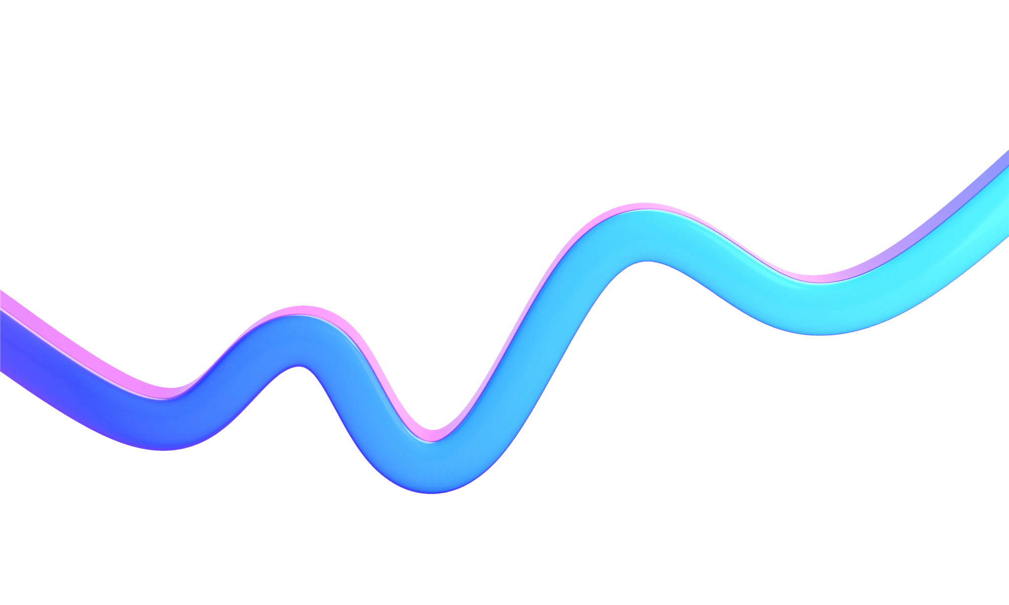 Twinco growth model visualized as a 3D wave